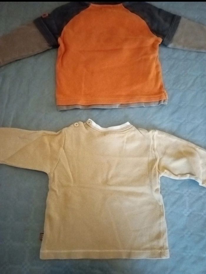 Lot de 2 t-shirt manches longues taille 2 ans en très bon état - photo numéro 4