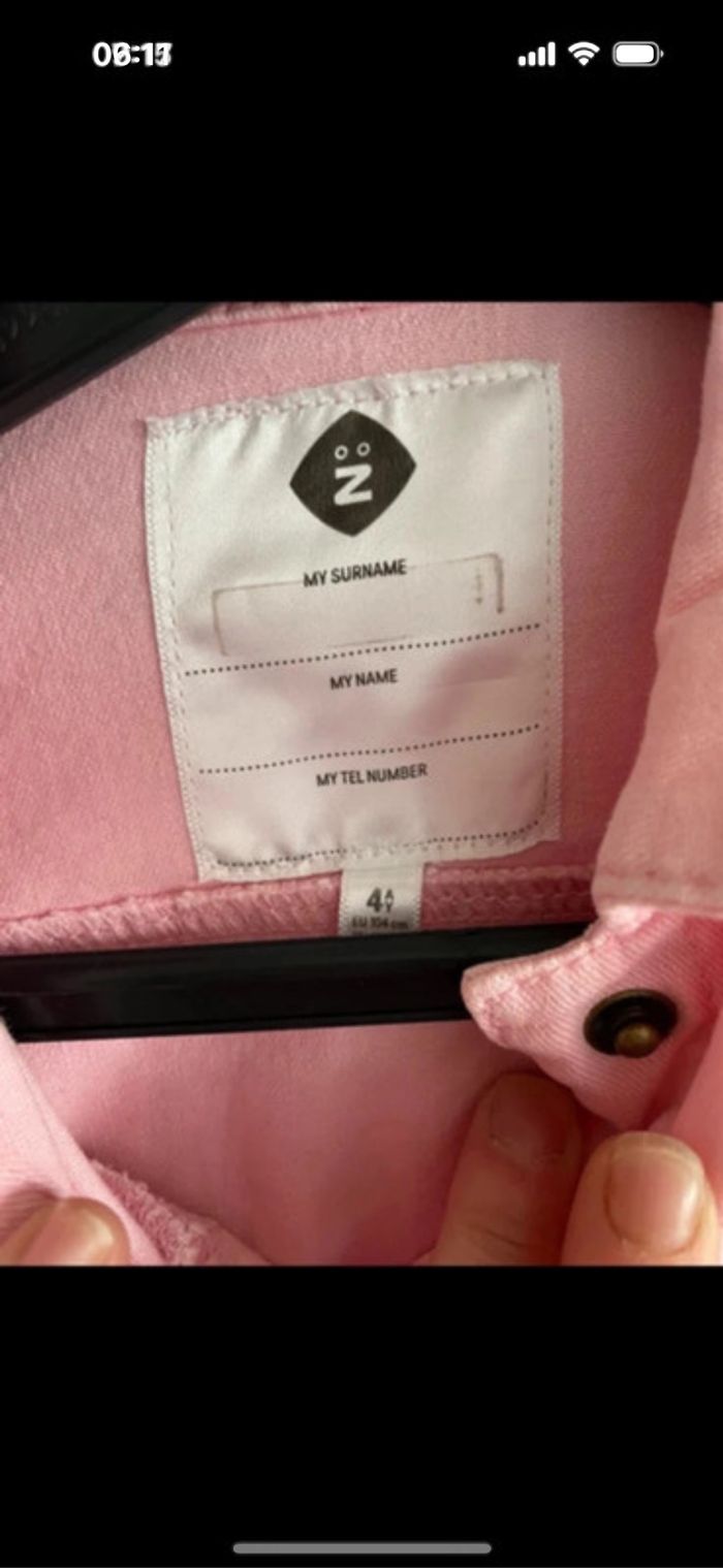 Veste en jeans Z  taille 4 ans - photo numéro 3