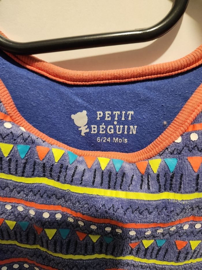 Gigoteuse turbulette petit béguin bleu - photo numéro 2