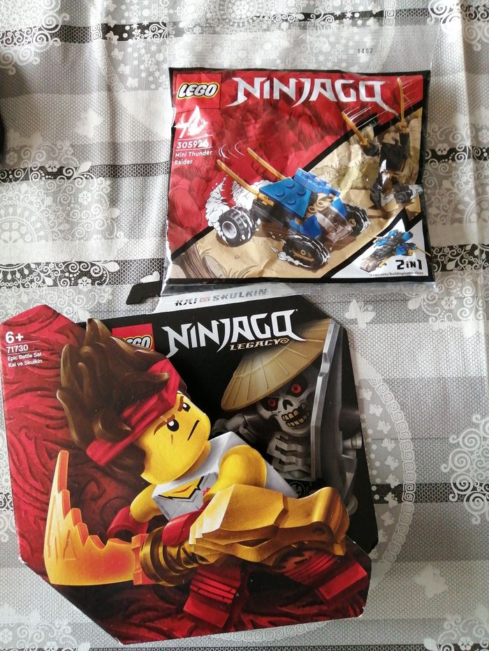 Lot de 2 l'ego ninjago 71730 et 30592 neuf