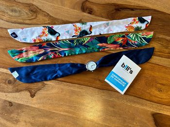 Montre bill’s watches avec 3 bracelets foulard neuf
