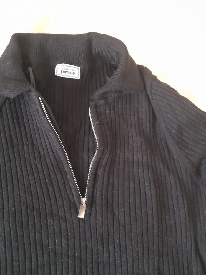 Robe pull longue avec col - photo numéro 2
