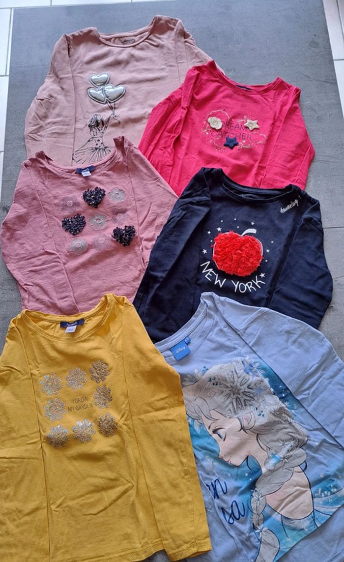 Lot tee-shirts ML 5 ans