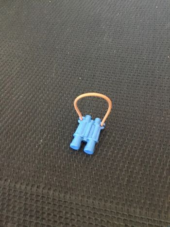 Playmobil paire de jumelles bleues avec lanières pièces détachées