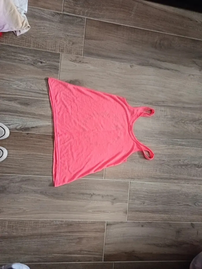 Débardeur rose fluo femme - photo numéro 2