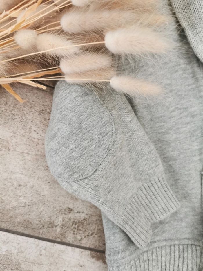 🍍Gilet Ikks 12mois gris bebe garçon🍓 - photo numéro 4