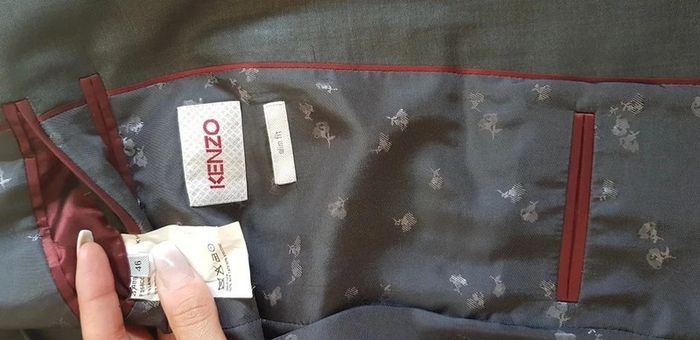 Costume Kenzo Gris T46 = L - photo numéro 4