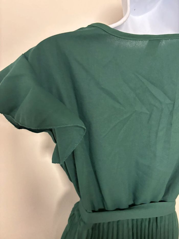 Robe chic  vert émeraude neuve - photo numéro 7