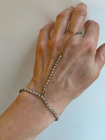 Bracelet bague ajustable