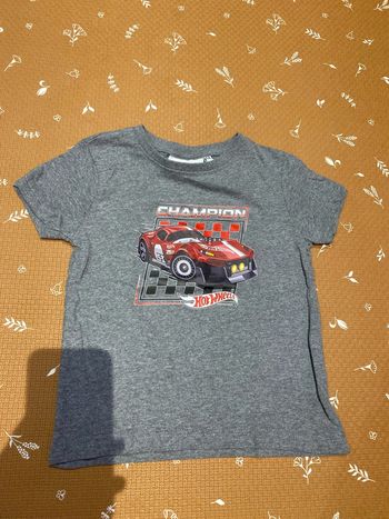 Teeshirt Hotwheels 4 ans