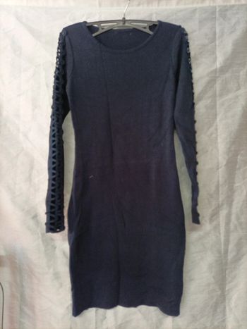 Robe moulante bleu nuit