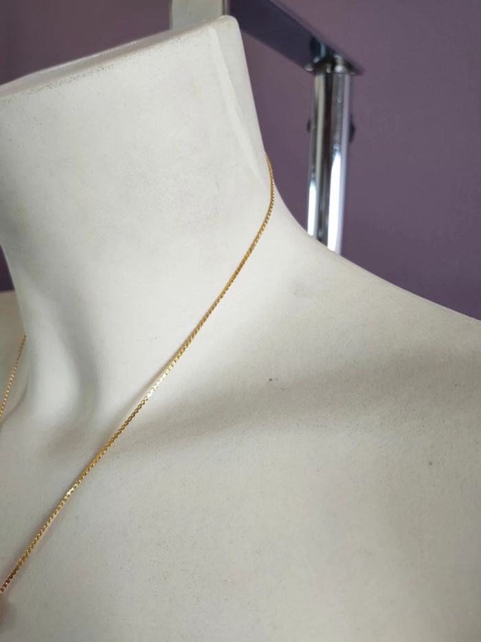 Collier fleur doré - photo numéro 6