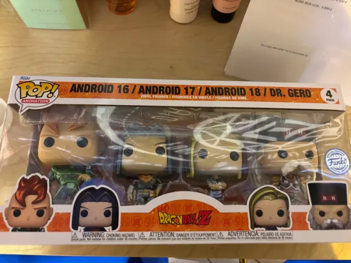 Funko Pop! Animation: Dragon Ball Z - Android 16 / Android 17 / Android 18 / Dr. Gero (4 Pack) - photo numéro 2