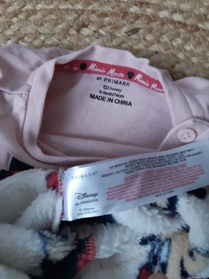 Pyjama 2 pièces Minnie Disney 74 cm - photo numéro 4