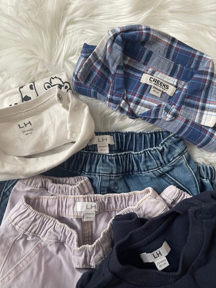 Ensemble composé pour garçon 24mois La Halle - photo numéro 2