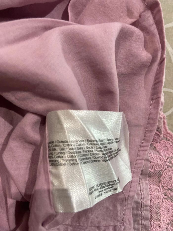 Robe EDC rose en soie - photo numéro 5