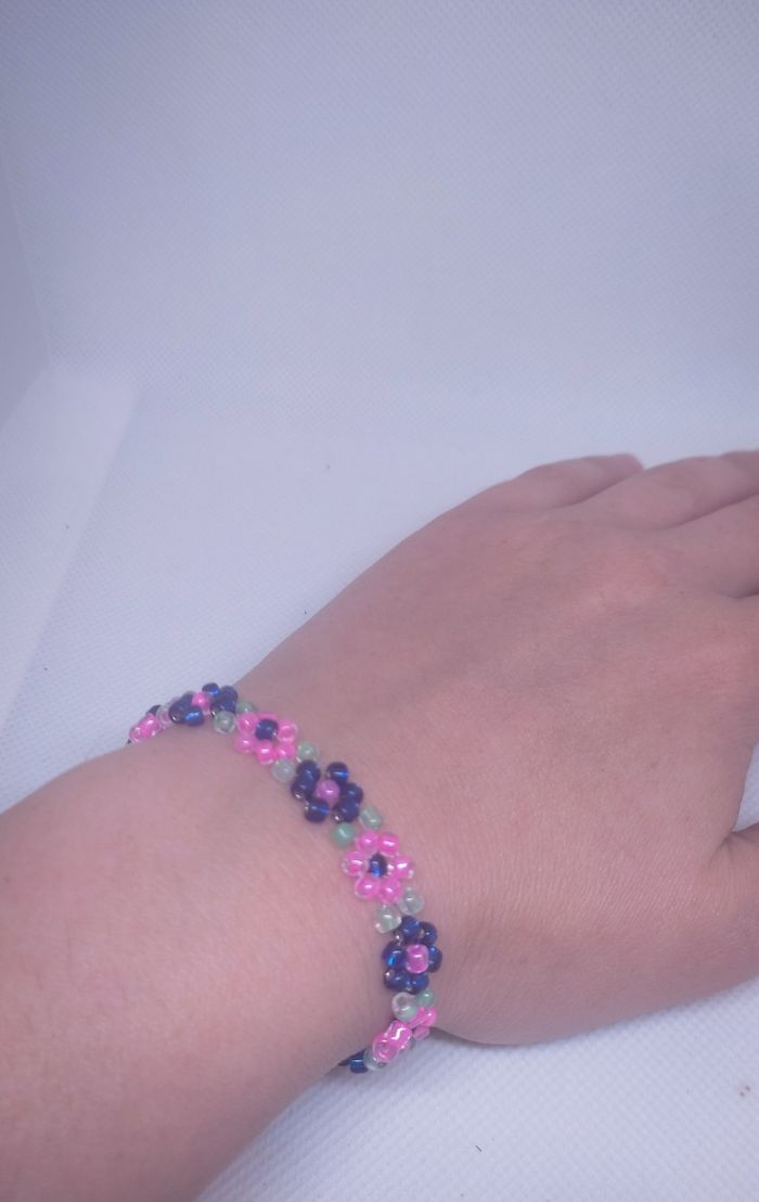 Bracelet fleur - photo numéro 4