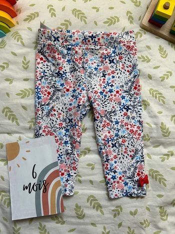 legging fleuri 6 mois sergent major