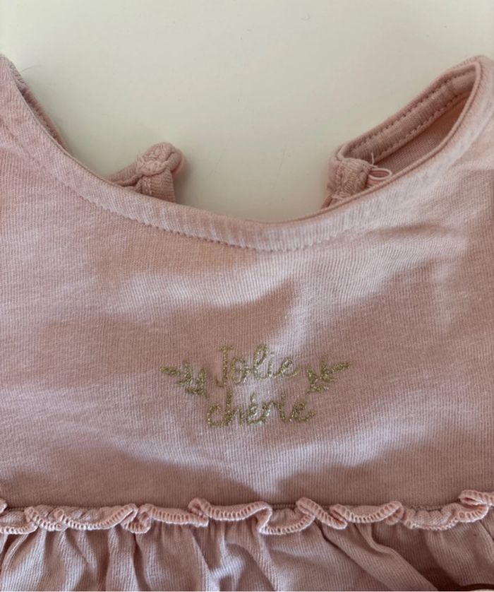 Haut rose pâle bébé fille - photo numéro 2