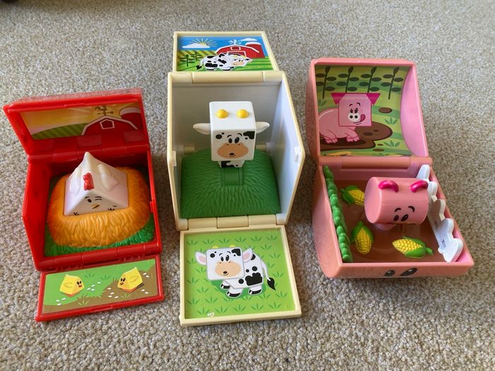 Trio de boites de motricité