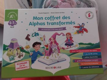 Coffret "Mon coffret des Alphas transformés" - Méthode lecture GS-CP - Très bon état