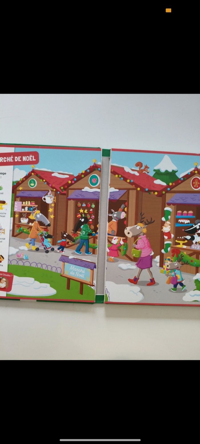 Livre P'tit loup cherche et trouve vive Noël - photo numéro 3