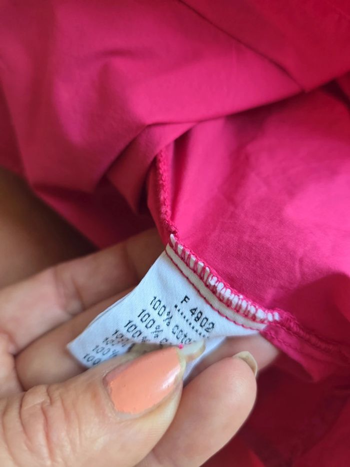 Chemisette Lacoste rose femme Taille 38 - photo numéro 15