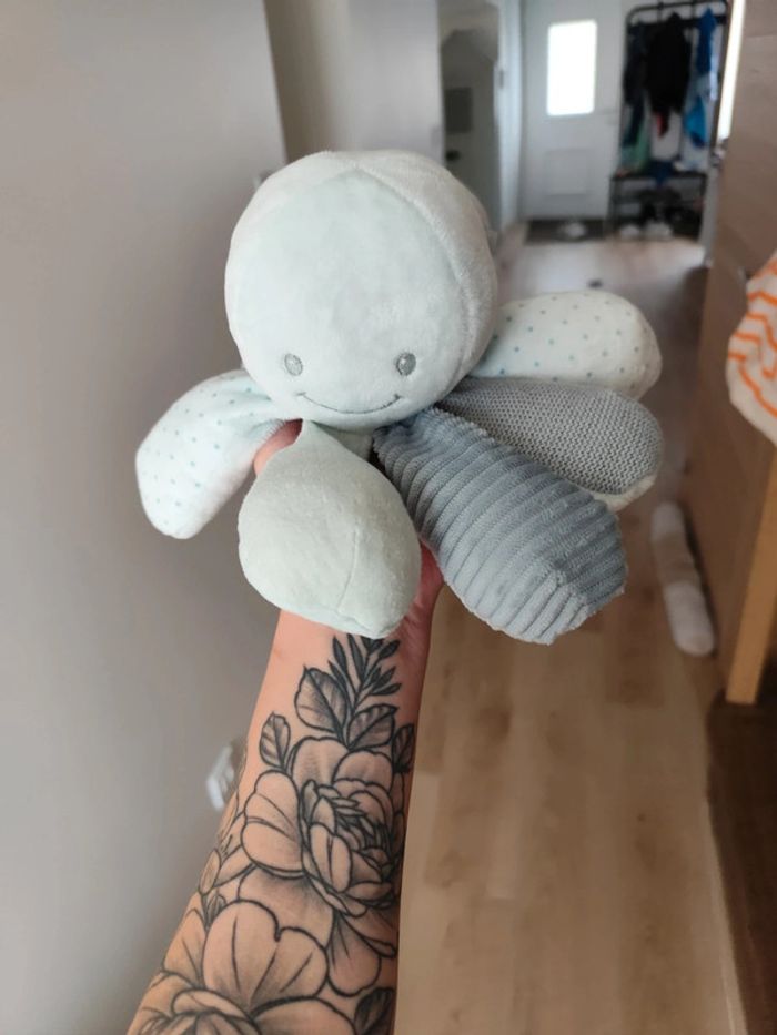 Peluche multi activité poulpe pieuvre Nattou - photo numéro 5