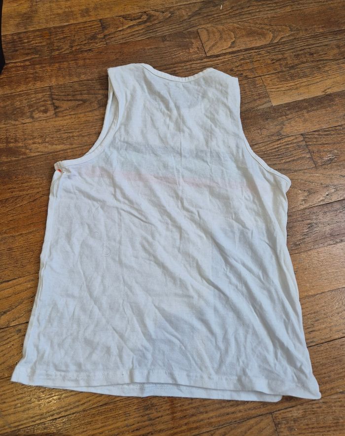 Débardeur blanc garçon kiabi taille 10 ans - photo numéro 3