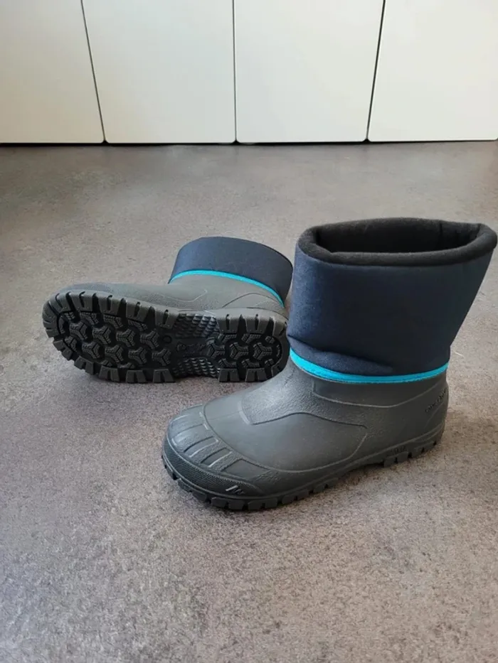 Bottes neige ski chaude hiver decathlon taille 34 taille 35 - photo numéro 2