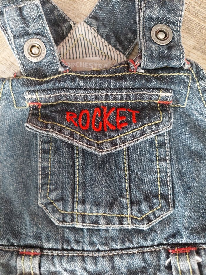 Salopette jean 9mois orchestra - photo numéro 3