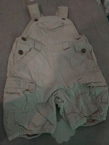 Salopette short 1 mois