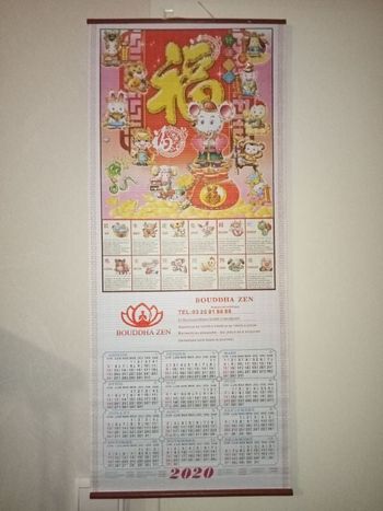 Calendrier chinois 2020