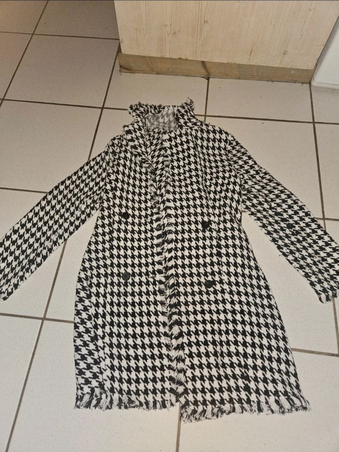 Manteau pied de poule