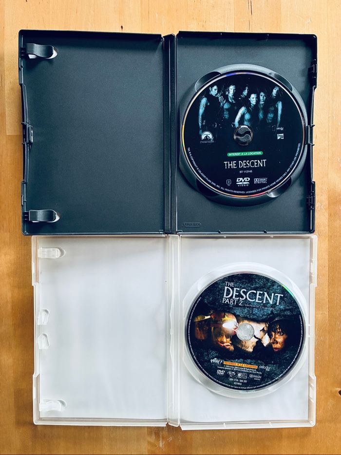 Lot 2 DVD The Descent 1 et 2. - photo numéro 2