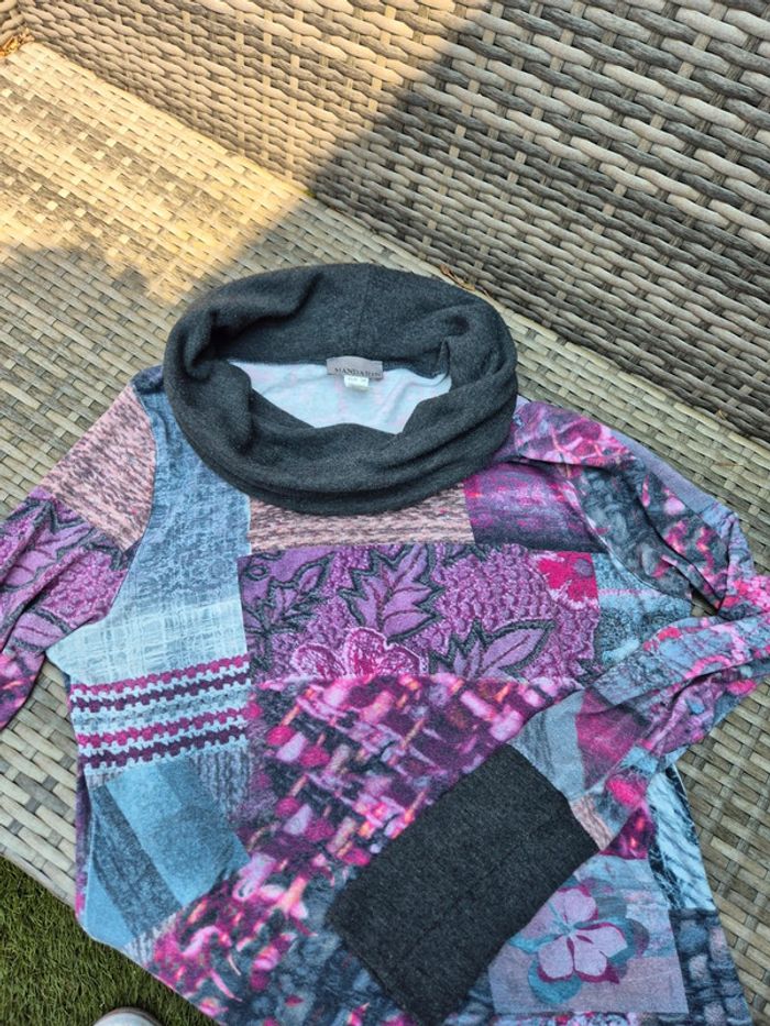 T-shirt à manches longues pour femme T. 40 - photo numéro 7