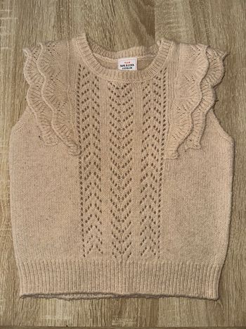 Pull sans manche fille