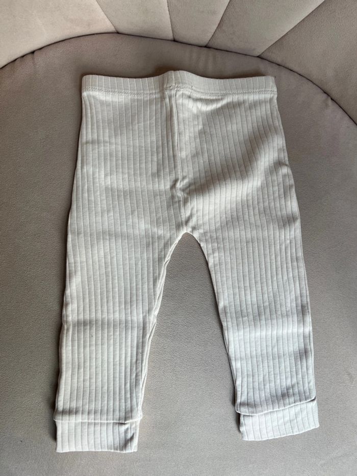 Ensemble gilet et deux leggings côtelés mixte 18 mois - Bout'Chou - photo numéro 7