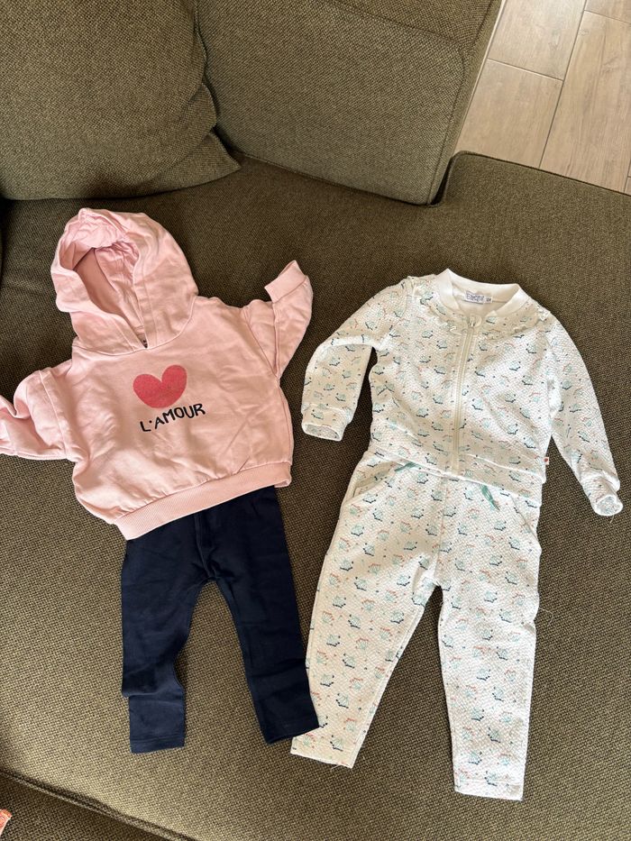 Lot vêtements bébé fille printemps été 12mois - photo numéro 4