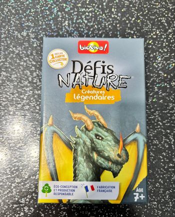 Bioviva - défis nature - créatures légendaires avec une carte collector