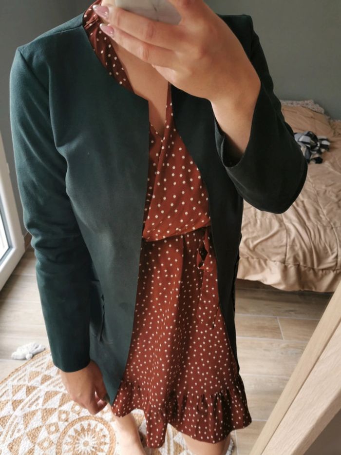 Veste suédine 38 NEUVE - photo numéro 2