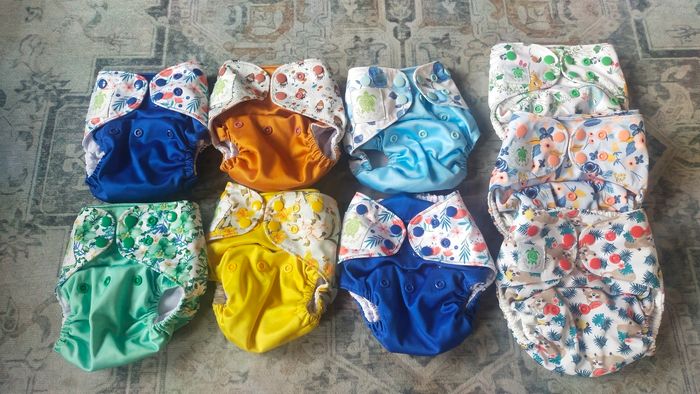 Lot de 9 couches Terre à terre.