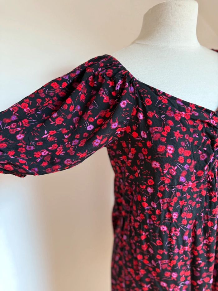 Superbe robe fluide fleurie en viscose neuve Promod 🌸 44 - photo numéro 3