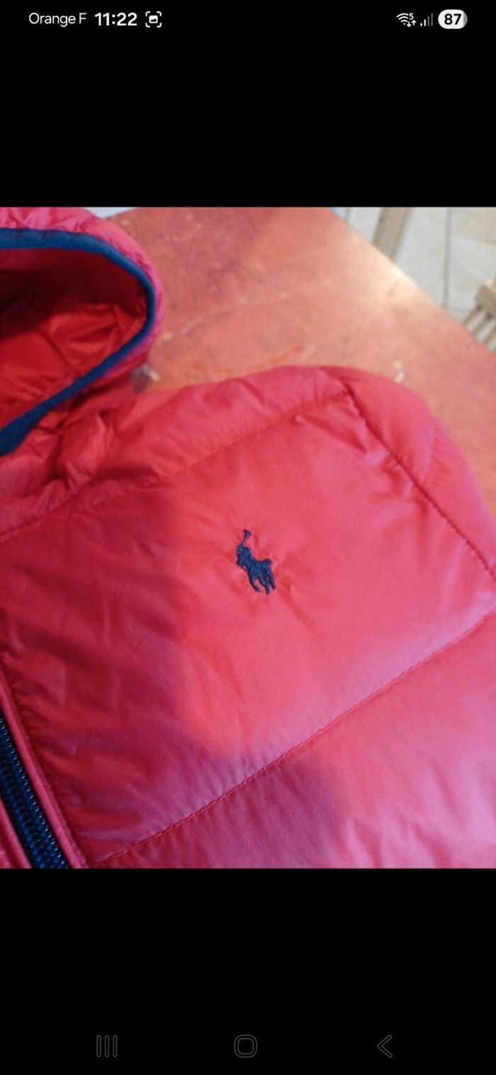 Doudoune Ralph Lauren taille 5 ans - photo numéro 3