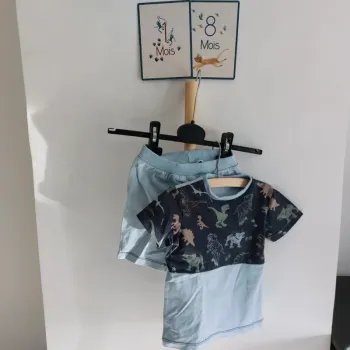 Pyjama 2 pièces 18-24 mois fait main