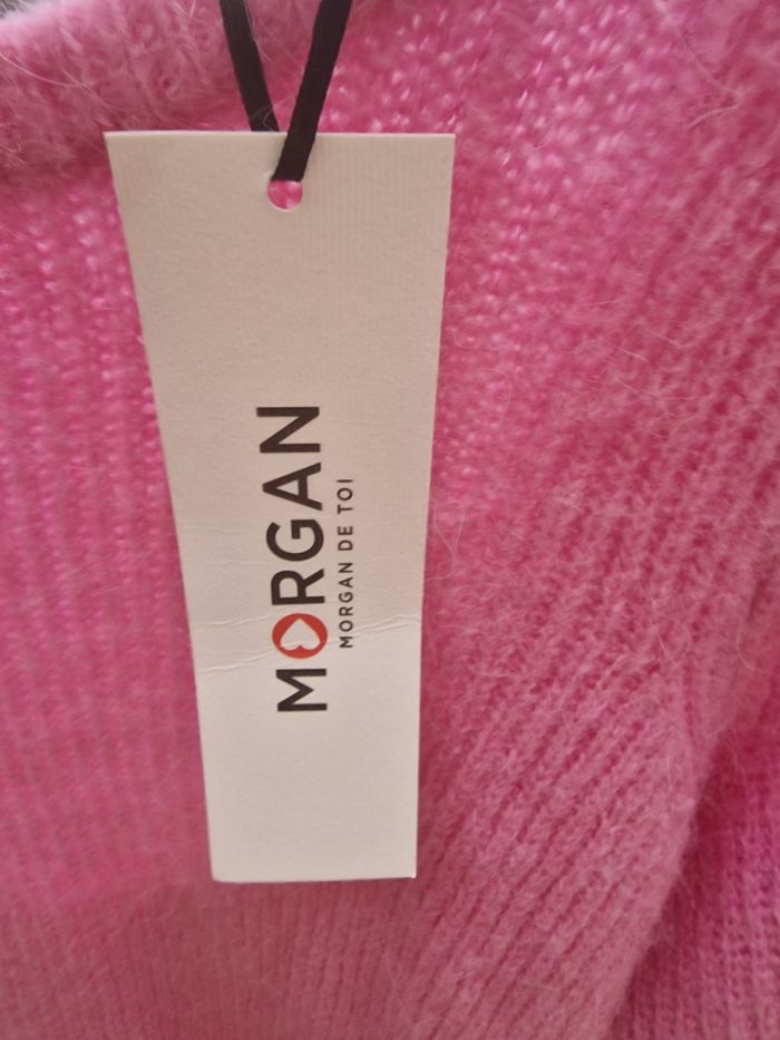 Pull Morgan rose taille 38 - photo numéro 4