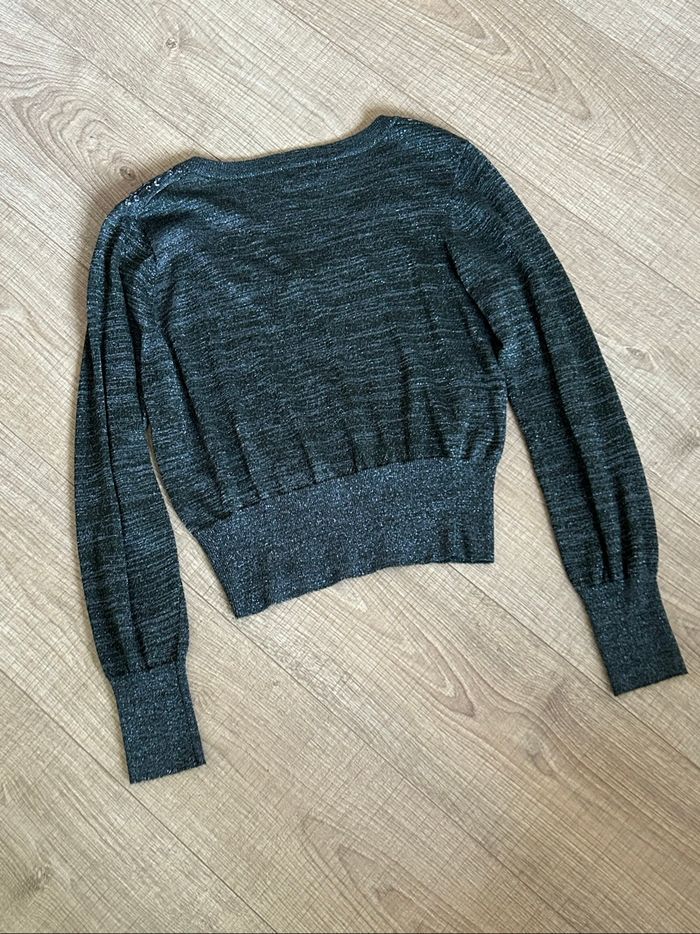Cardigan pailleté avec sequins Jacqueline Riu taille L jamais porté - photo numéro 8