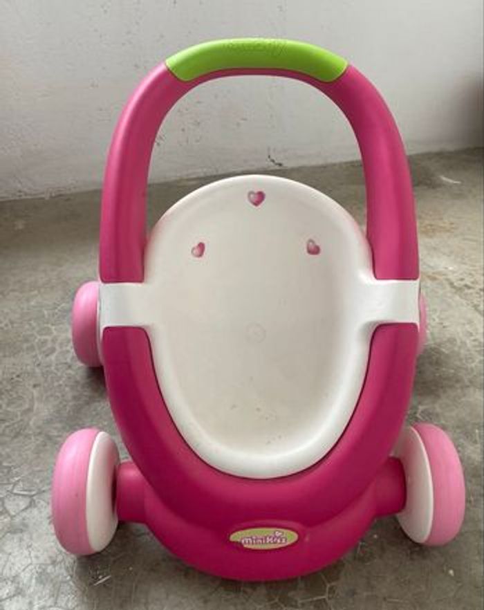 Poussette trotteuse rose - photo numéro 2
