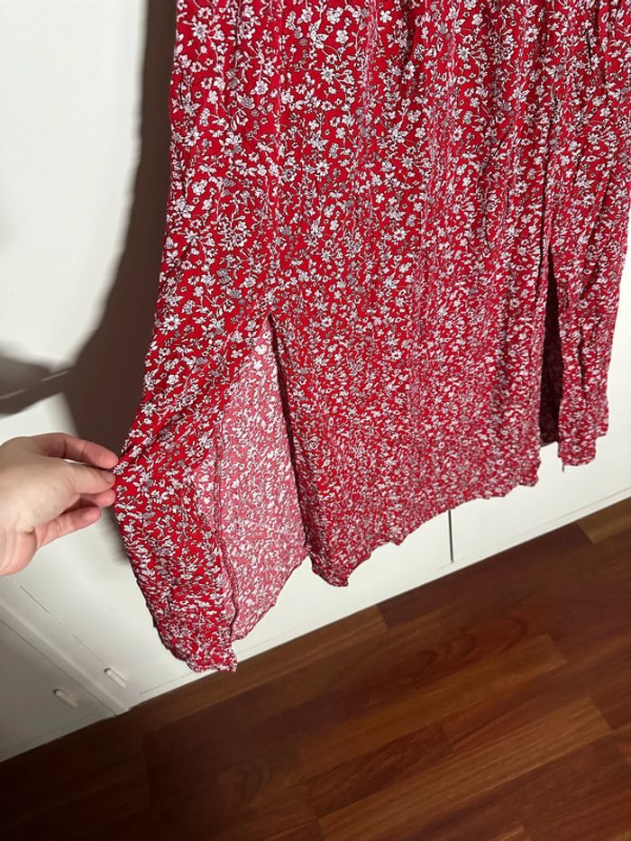 SheIn Robe à motif fleuri avec fentes - photo numéro 2
