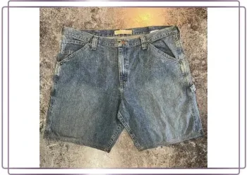 Short jean carpenter bleu homme Lee 40x30 Pantaloncini carpentiere uomo Zimmermannsshorts Herren